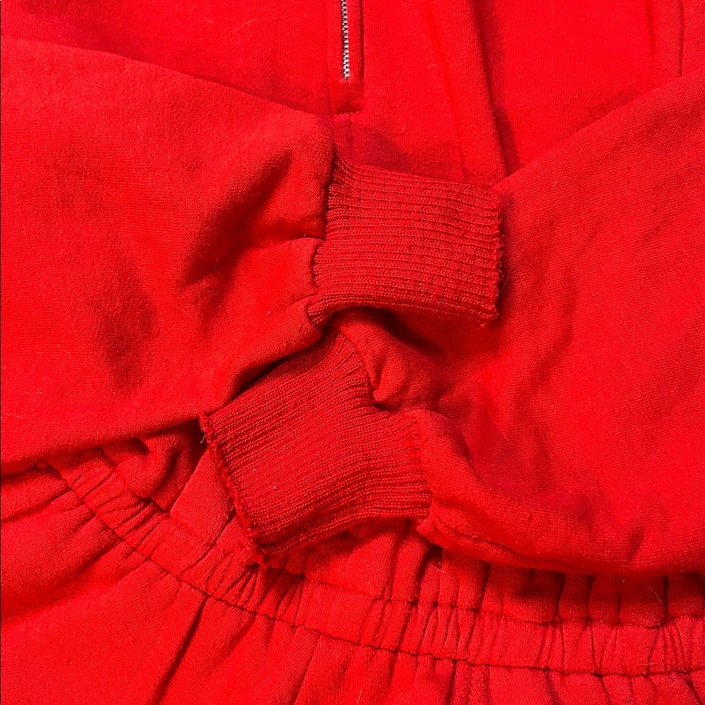Vintage Liz Claiborne Vibrant Red Long Sleeve Dress - Picture 8 of 12